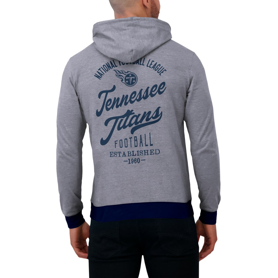 Tennessee Titans Darius Rucker Collection Tonal Knit Pullover Hoodie - Navy outlet