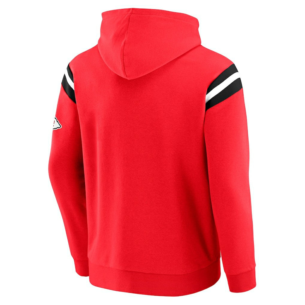 Kansas City Chiefs Darius Rucker Collection Football Washed Pullover Hoodie - Red on sale
