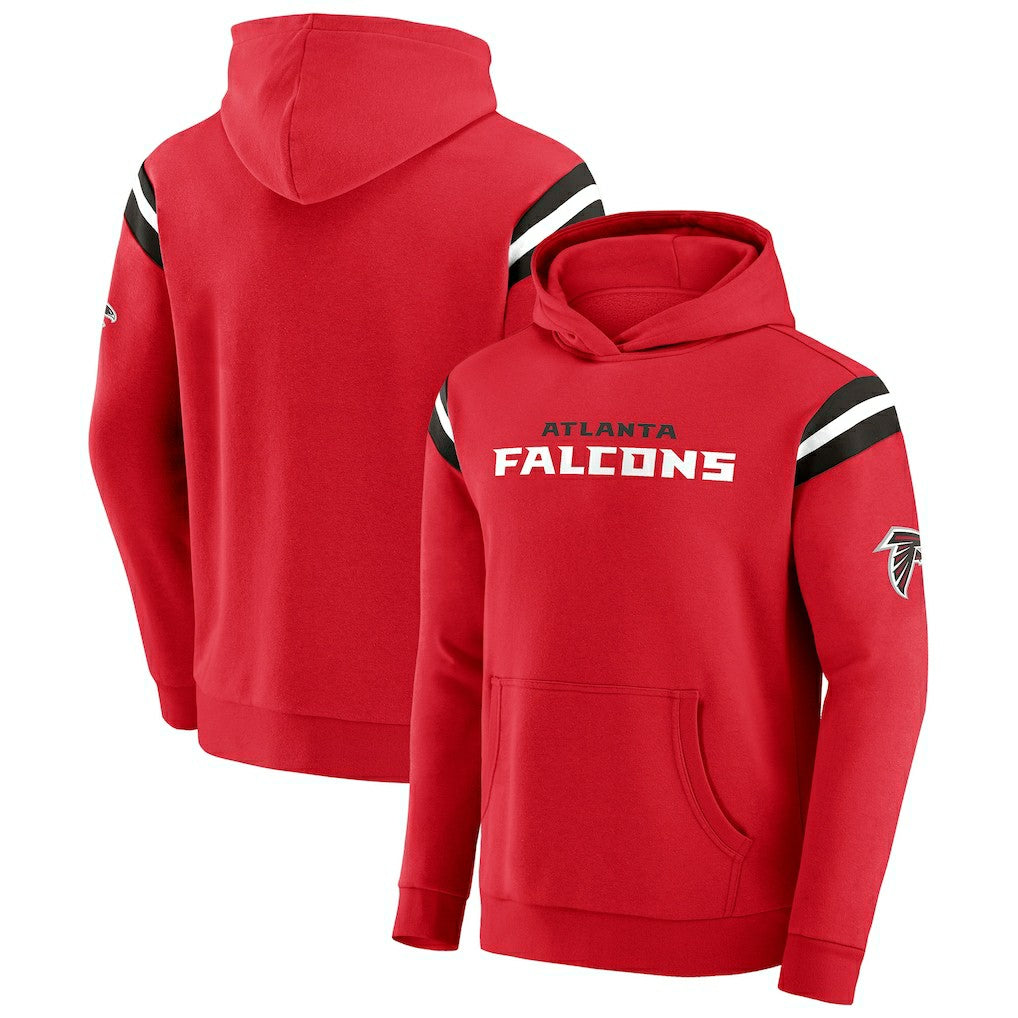 Atlanta Falcons Darius Rucker Collection Football Washed Pullover Hoodie - Red cheap