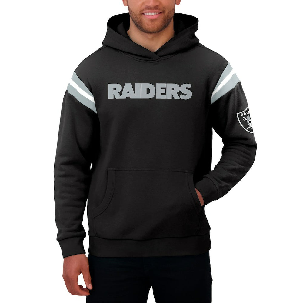 Las Vegas Raiders Darius Rucker Collection Football Washed Pullover Hoodie - Black on sale