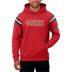 San Francisco 49ers Darius Rucker Collection Football Washed Pullover Hoodie - Scarlet sale