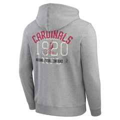 Arizona Cardinals Darius Rucker Collection Vintage Stripe Full-Zip Hoodie - Heather Gray cheap