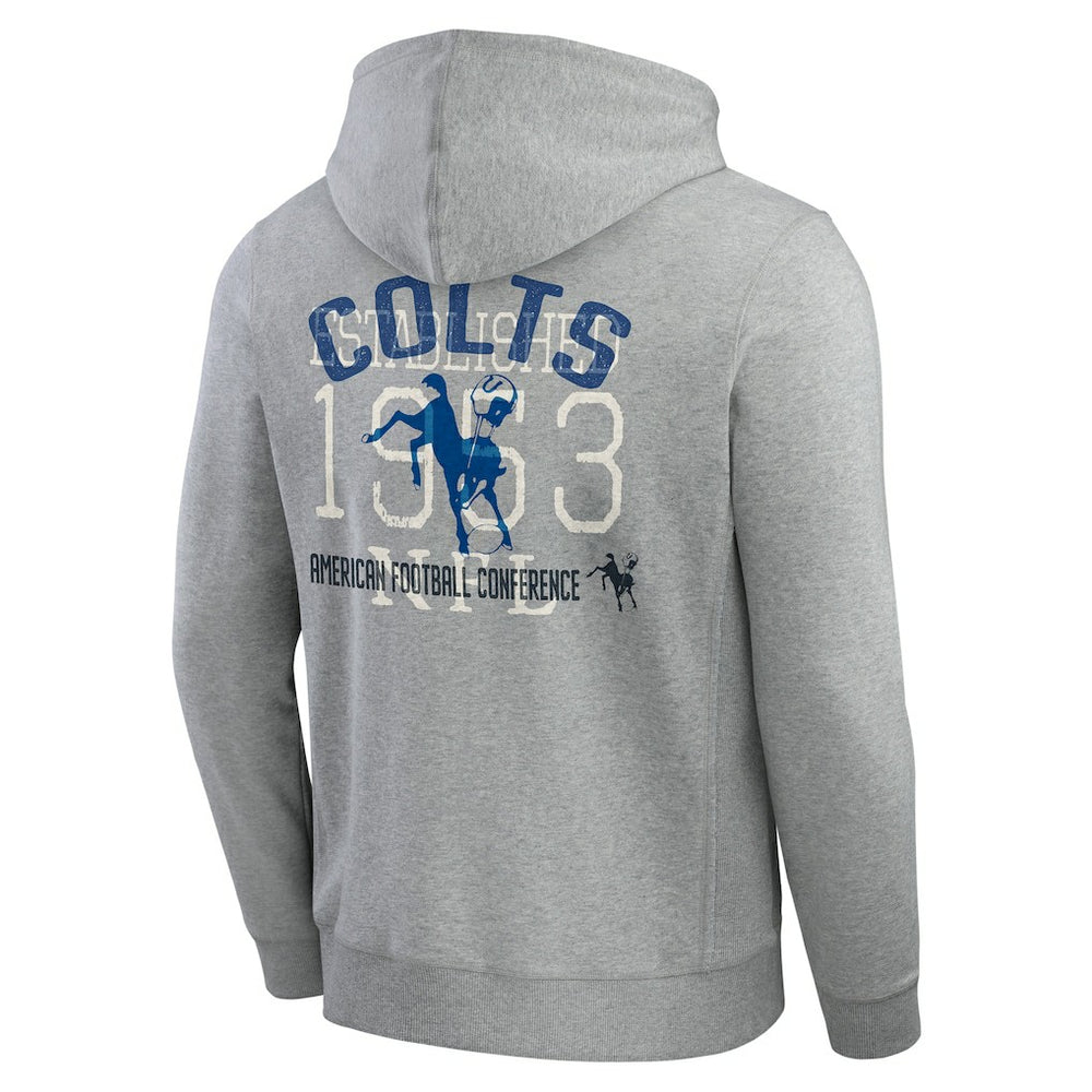 Indianapolis Colts Darius Rucker Collection Vintage Stripe Full-Zip Hoodie - Heather Gray sale