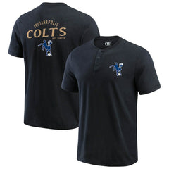 Indianapolis Colts Darius Rucker Collection Washed Henley T-Shirt - Black cheap