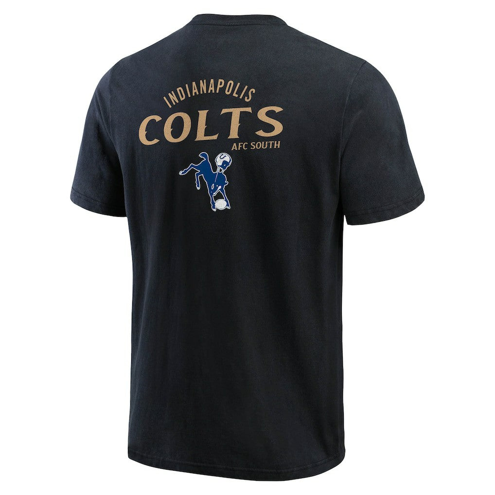 Indianapolis Colts Darius Rucker Collection Washed Henley T-Shirt - Black cheap