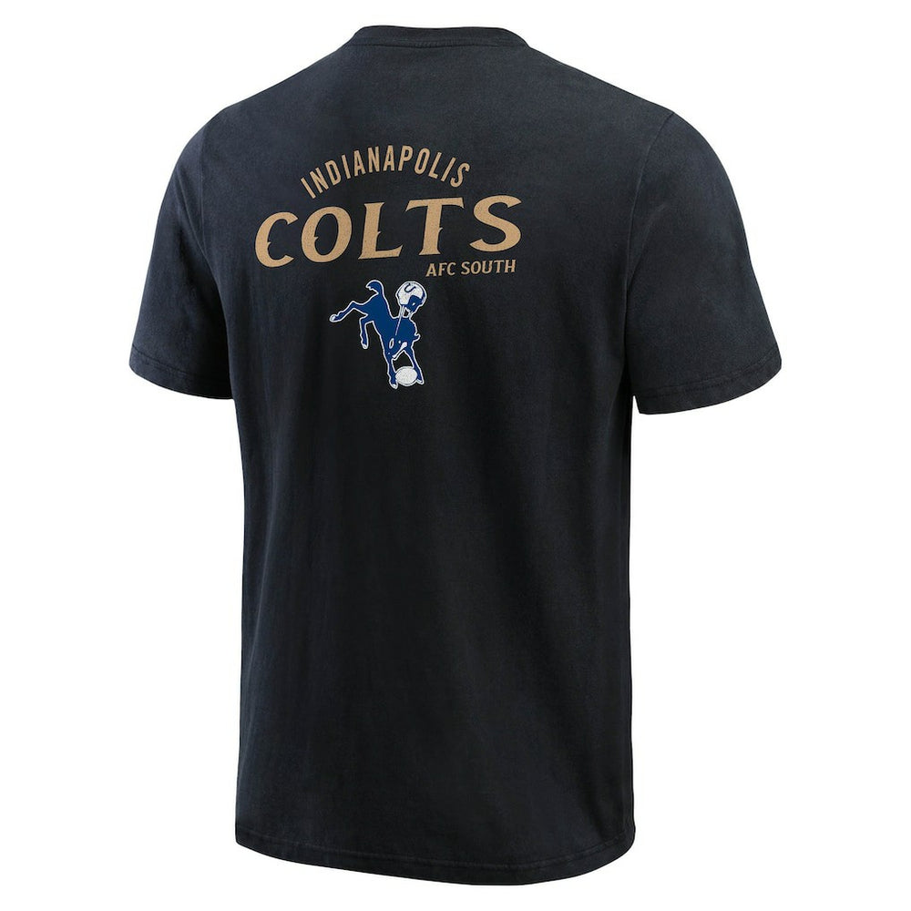Indianapolis Colts Darius Rucker Collection Washed Henley T-Shirt - Black cheap