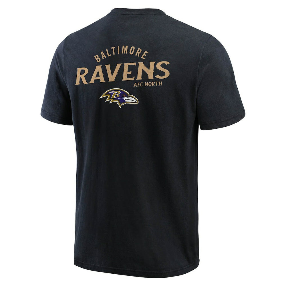 Baltimore Ravens Darius Rucker Collection Washed Henley T-Shirt - Black online