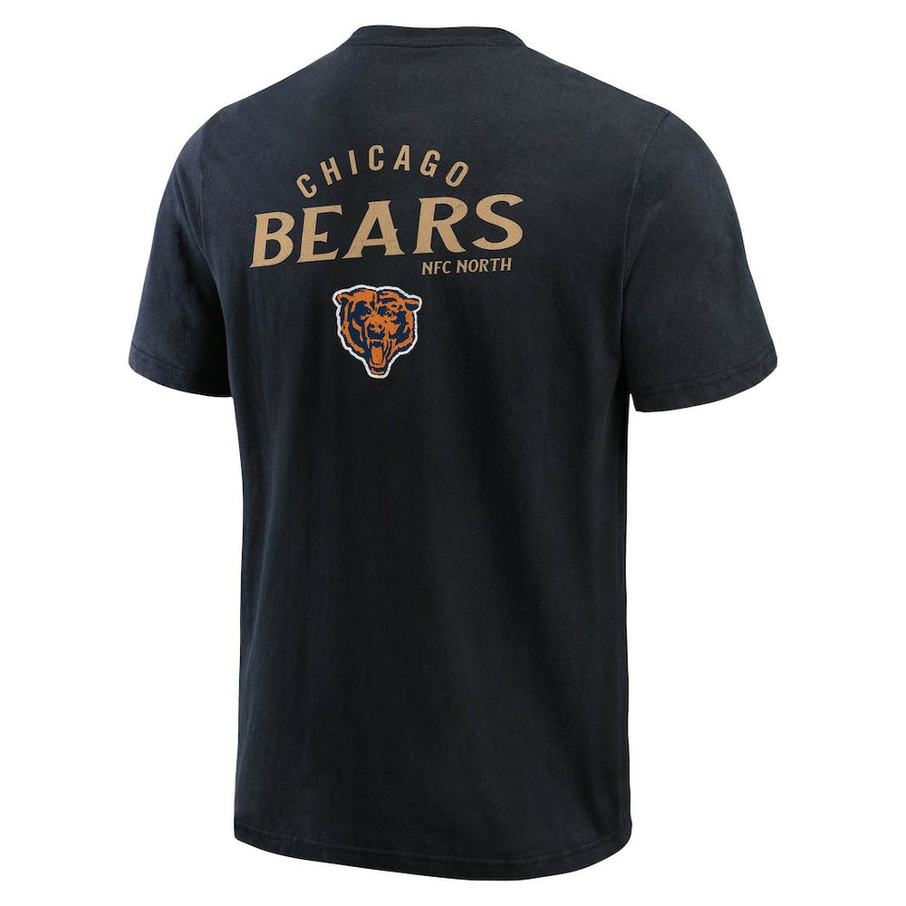 Chicago Bears Darius Rucker Collection Washed Henley T-Shirt - Black outlet