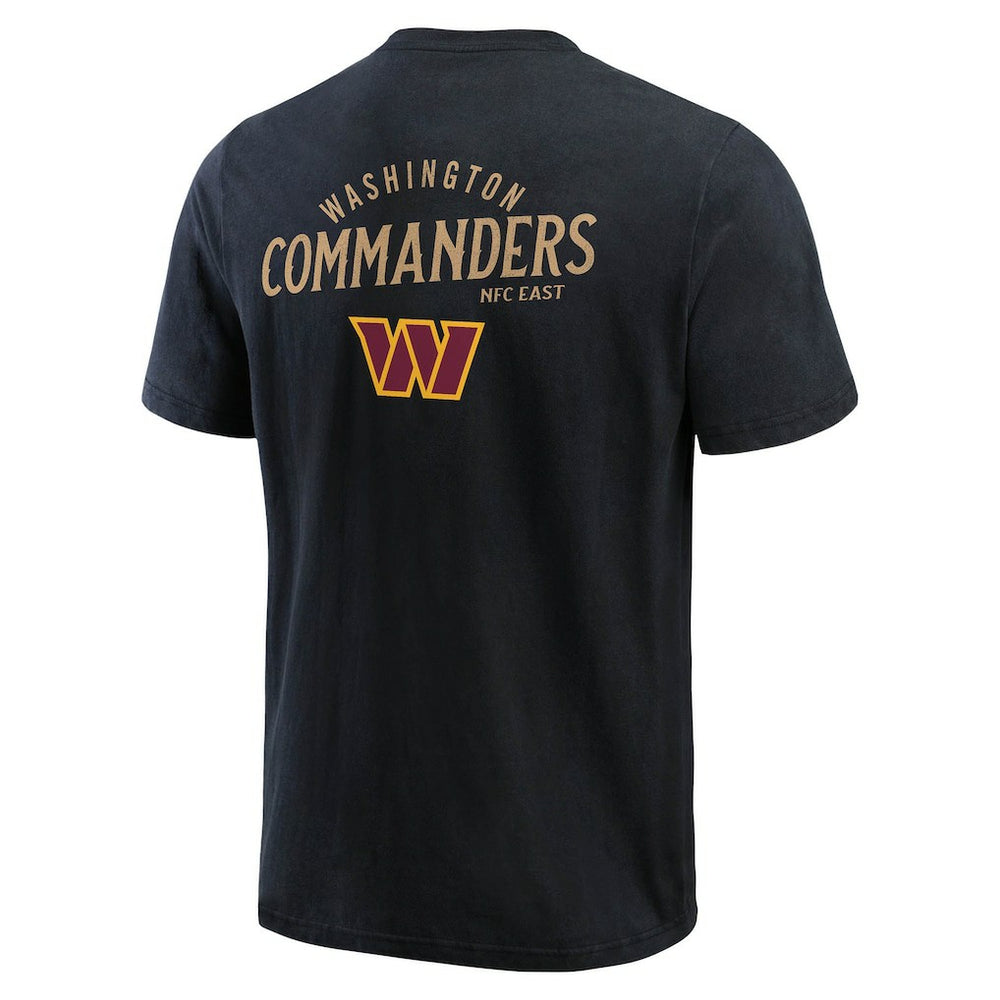 Washington Commanders Darius Rucker Collection Washed Henley T-Shirt - Black outlet