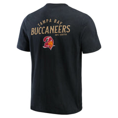 Tampa Bay Buccaneers Darius Rucker Collection Washed Henley T-Shirt - Black sale