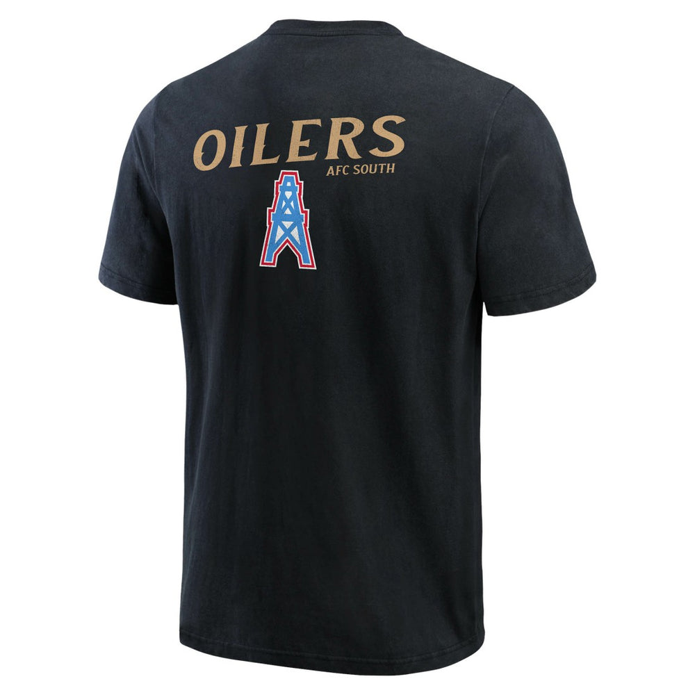 Tennessee Titans Darius Rucker Collection Washed Henley T-Shirt - Black on sale