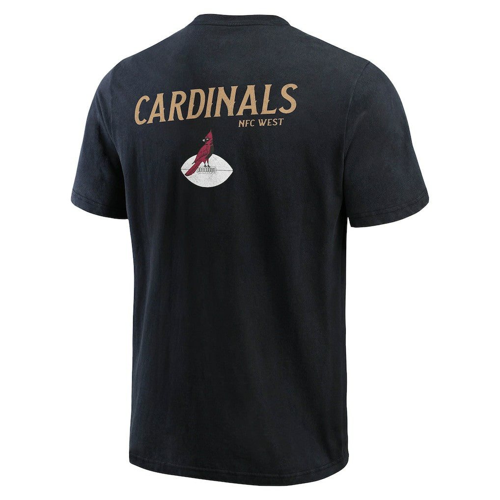 Arizona Cardinals Darius Rucker Collection Washed Henley T-Shirt - Black online
