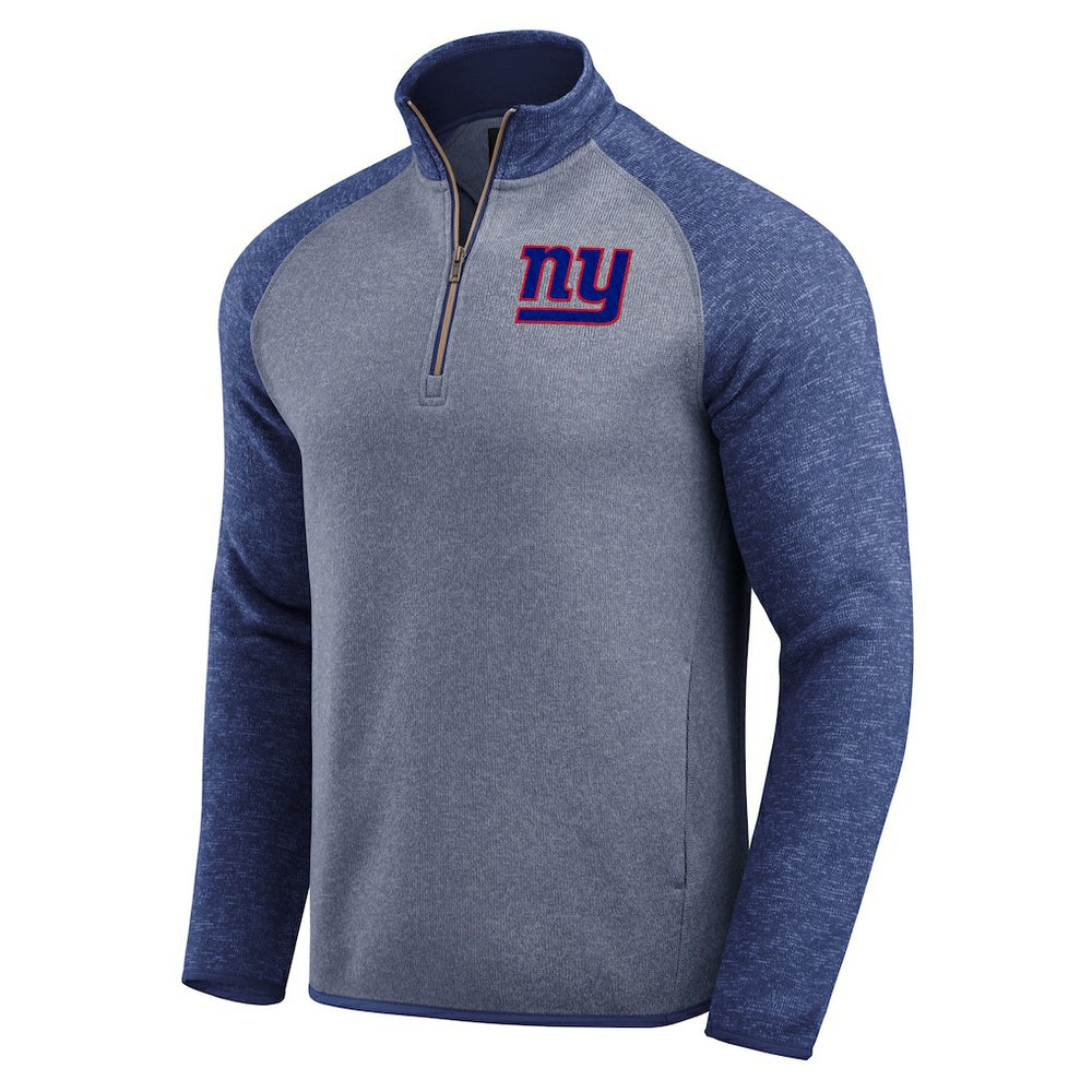 New York Giants Darius Rucker Collection Tonal Quarter-Zip Jacket - Blue sale
