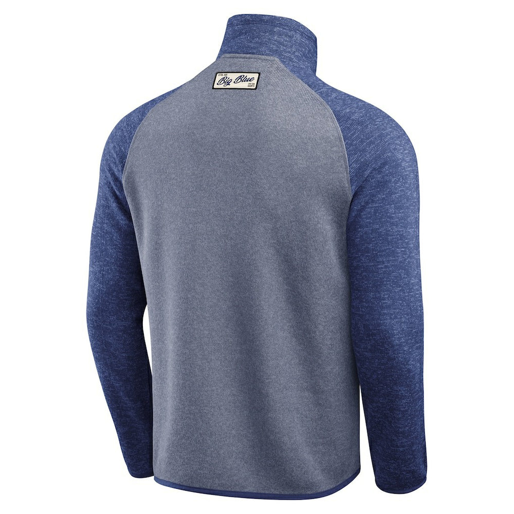 New York Giants Darius Rucker Collection Tonal Quarter-Zip Jacket - Blue sale