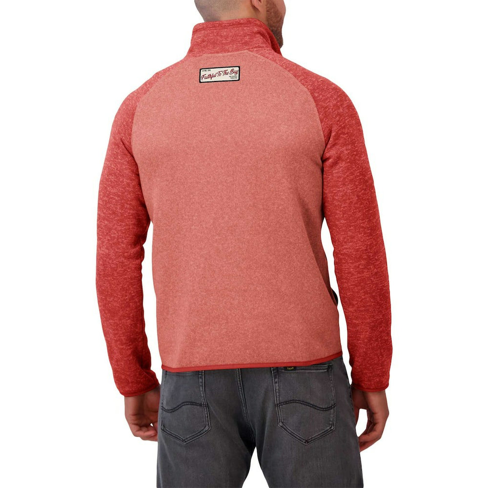San Francisco 49ers Darius Rucker Collection Tonal Quarter-Zip Jacket - Scarlet online