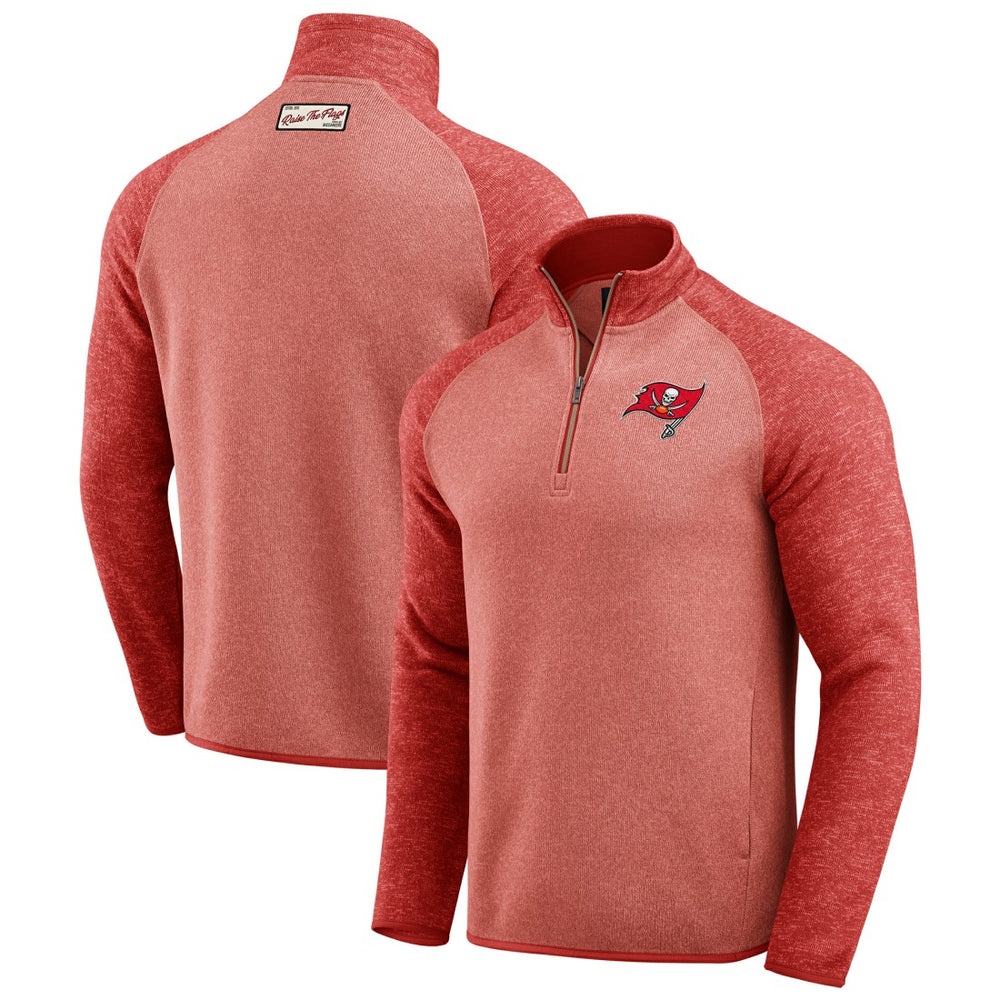 Tampa Bay Buccaneers Darius Rucker Collection Tonal Quarter-Zip Jacket - Red discount