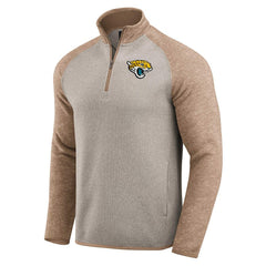 Jacksonville Jaguars Darius Rucker Collection Tonal Quarter-Zip Jacket - Tan cheap
