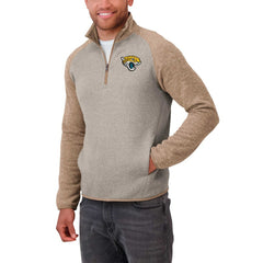 Jacksonville Jaguars Darius Rucker Collection Tonal Quarter-Zip Jacket - Tan cheap