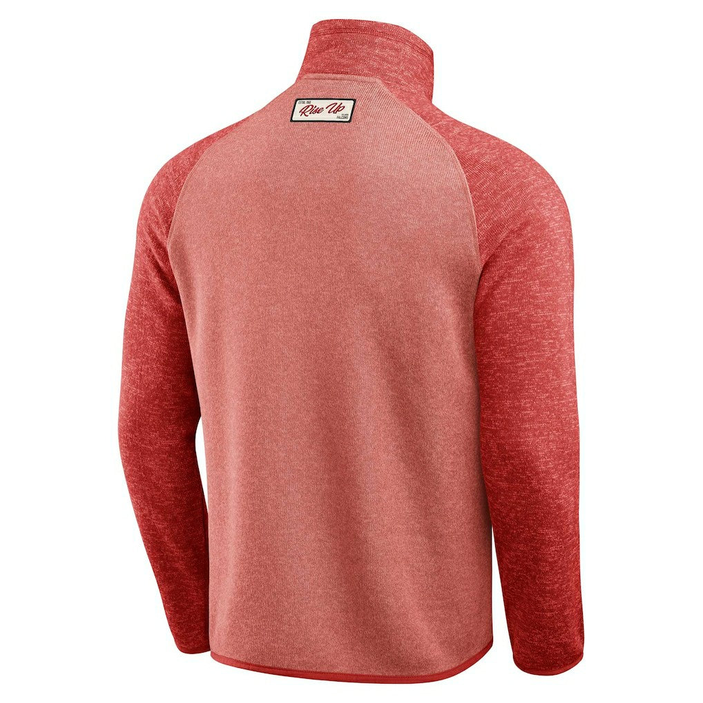 Atlanta Falcons Darius Rucker Collection Tonal Quarter-Zip Jacket - Red for sale