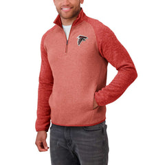 Atlanta Falcons Darius Rucker Collection Tonal Quarter-Zip Jacket - Red for sale