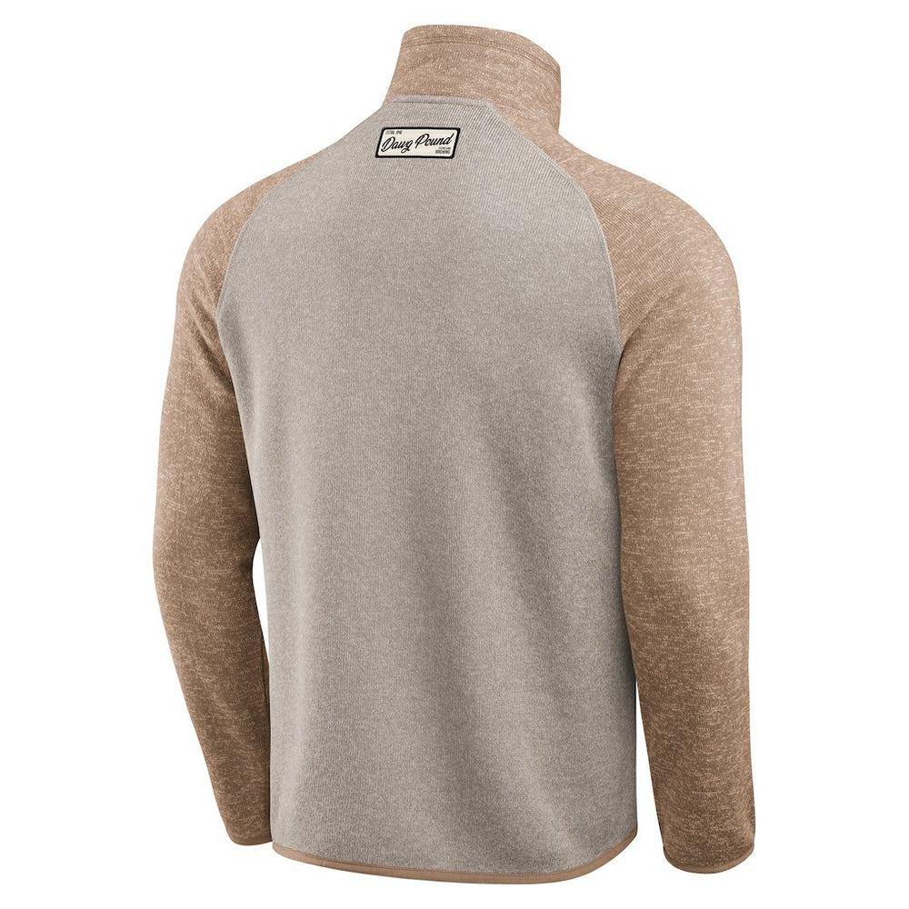 Cleveland Browns Darius Rucker Collection Tonal Quarter-Zip Jacket - Tan on sale