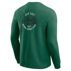 New York Jets Darius Rucker Collection Washed Waffle-Knit Long Sleeve T-Shirt - Green on sale