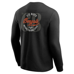 Cincinnati Bengals Darius Rucker Collection Washed Waffle-Knit Long Sleeve T-Shirt - Black on sale