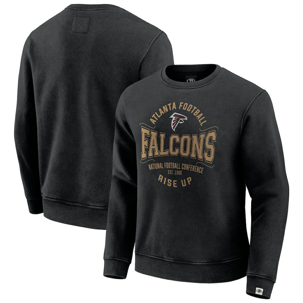 Atlanta Falcons Darius Rucker Collection Vintage Pullover Sweatshirt - Black cheap
