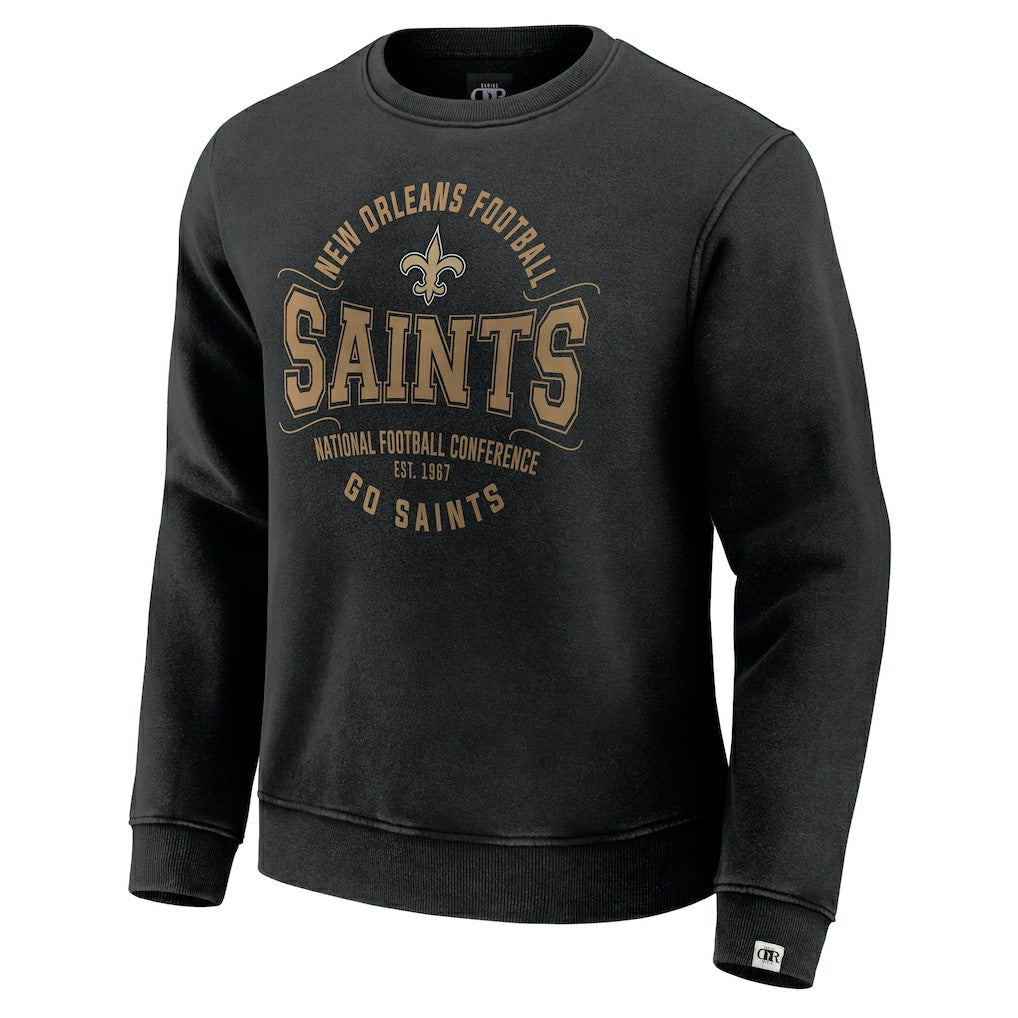 New Orleans Saints Darius Rucker Collection Vintage Pullover Sweatshirt - Black for sale