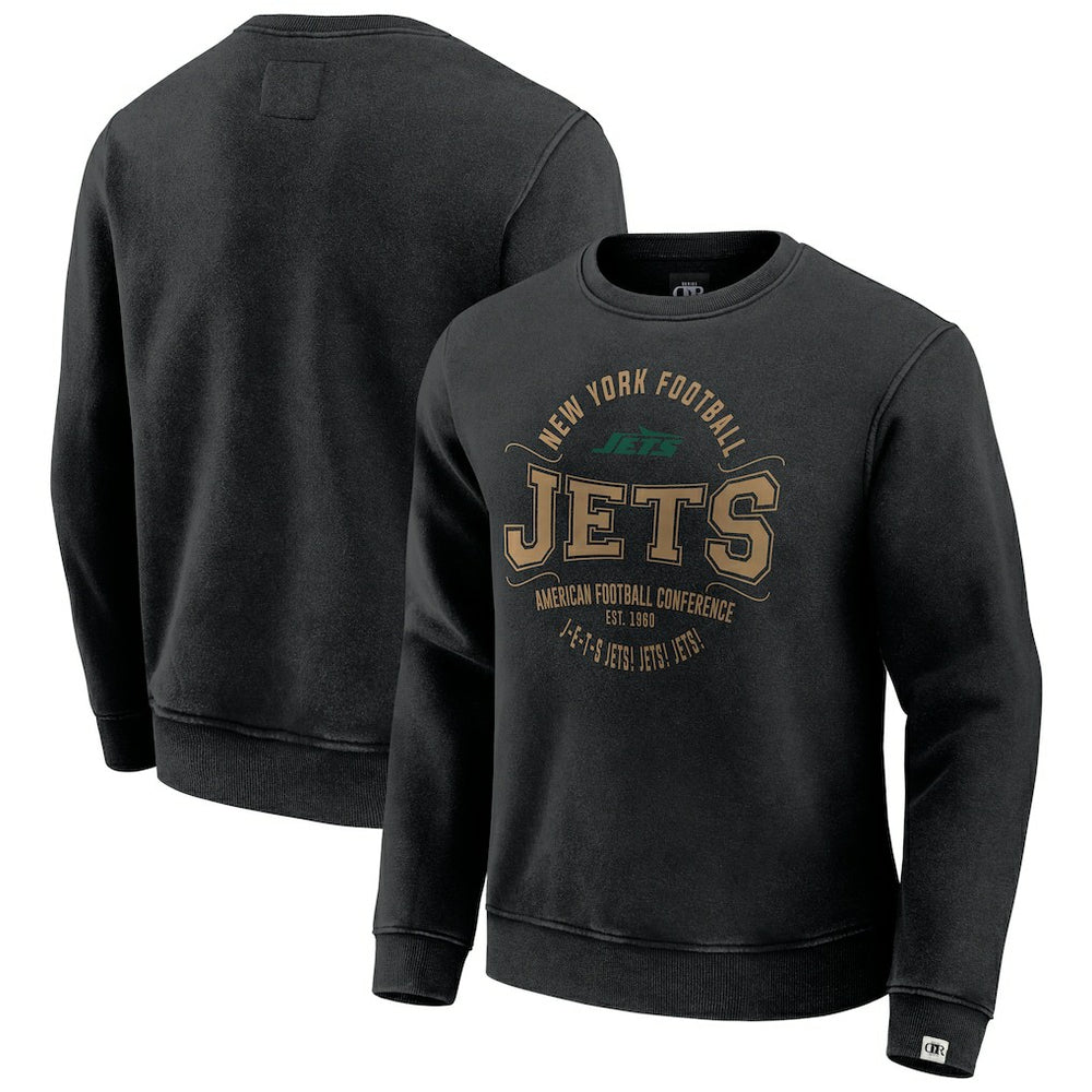 New York Jets Darius Rucker Collection Vintage Pullover Sweatshirt - Black outlet
