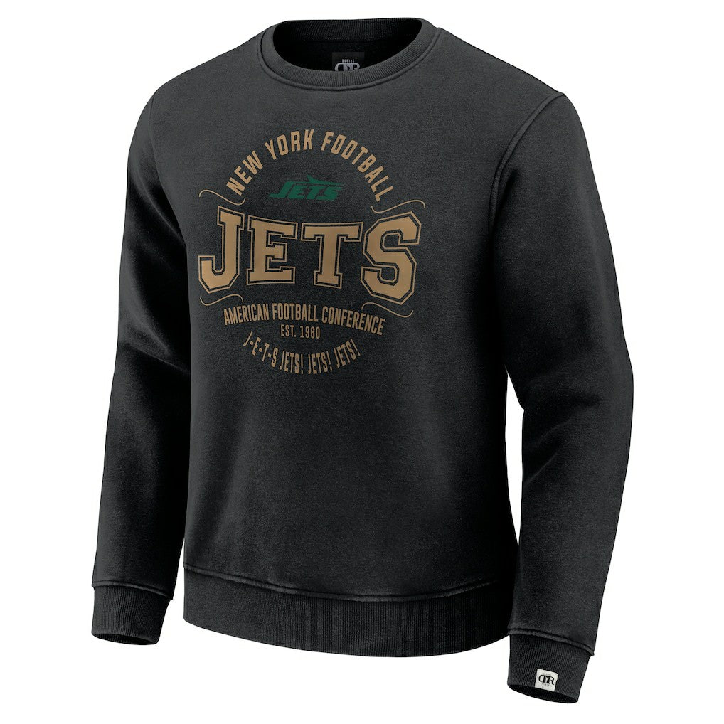 New York Jets Darius Rucker Collection Vintage Pullover Sweatshirt - Black outlet
