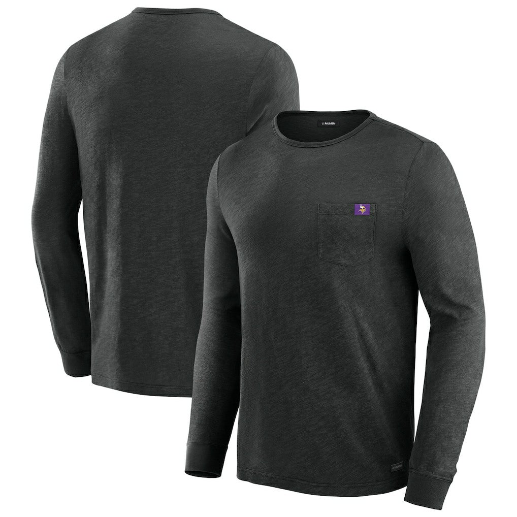 Minnesota Vikings J. Palmer In-The-Pocket Long Sleeve T-Shirt - Black for sale