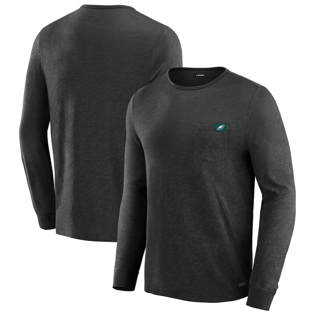 Philadelphia Eagles J. Palmer In-The-Pocket Long Sleeve T-Shirt - Black on sale