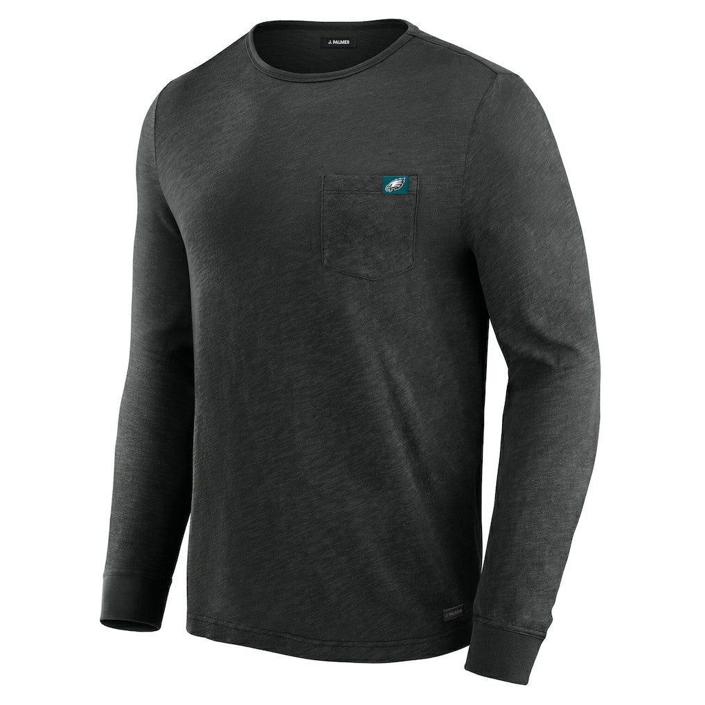 Philadelphia Eagles J. Palmer In-The-Pocket Long Sleeve T-Shirt - Black on sale