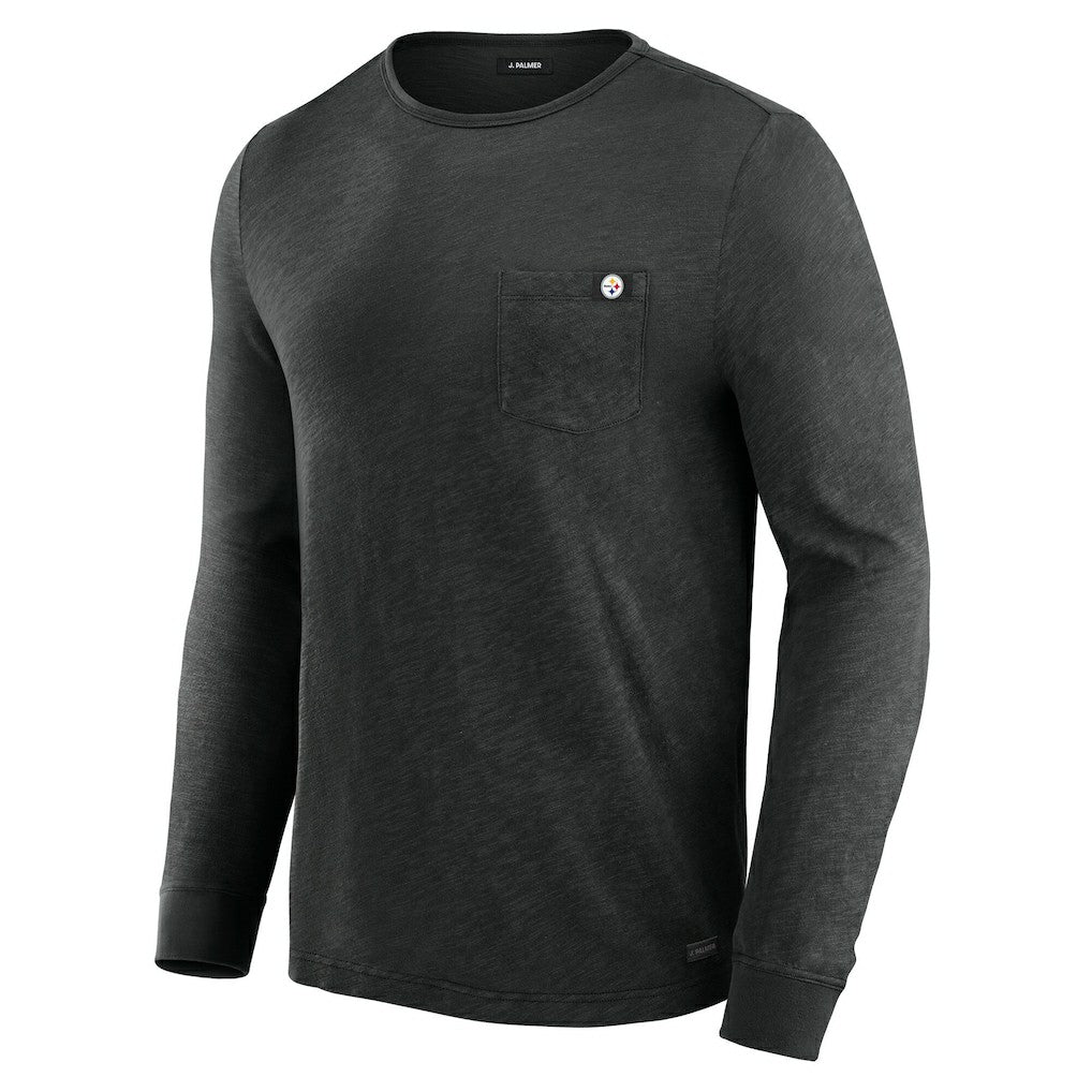 Pittsburgh Steelers J. Palmer In-The-Pocket Long Sleeve T-Shirt - Black on sale