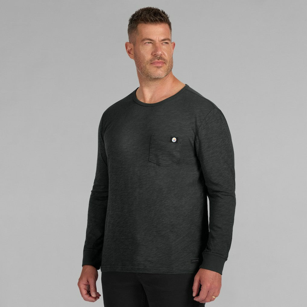 Pittsburgh Steelers J. Palmer In-The-Pocket Long Sleeve T-Shirt - Black on sale