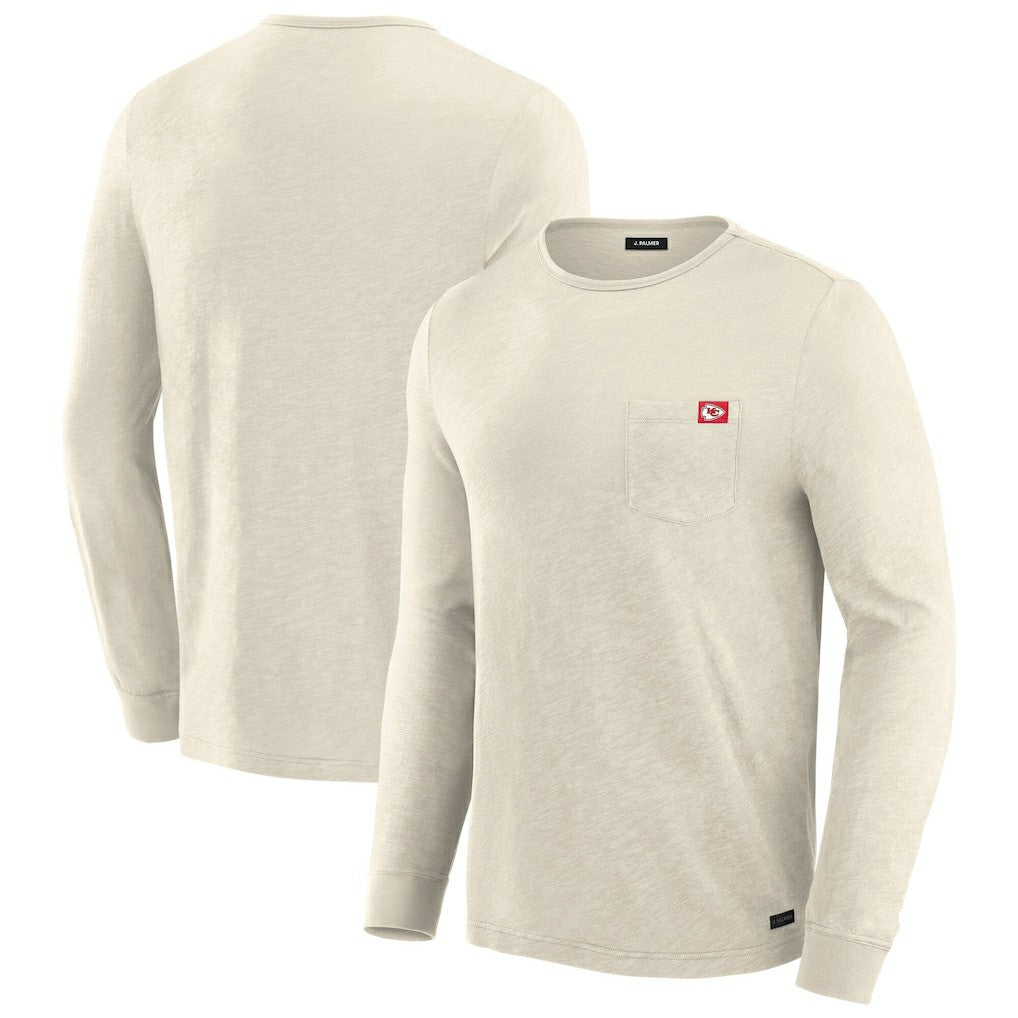 Kansas City Chiefs J. Palmer In-The-Pocket Long Sleeve T-Shirt - Cream outlet