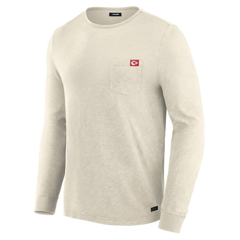 Kansas City Chiefs J. Palmer In-The-Pocket Long Sleeve T-Shirt - Cream outlet