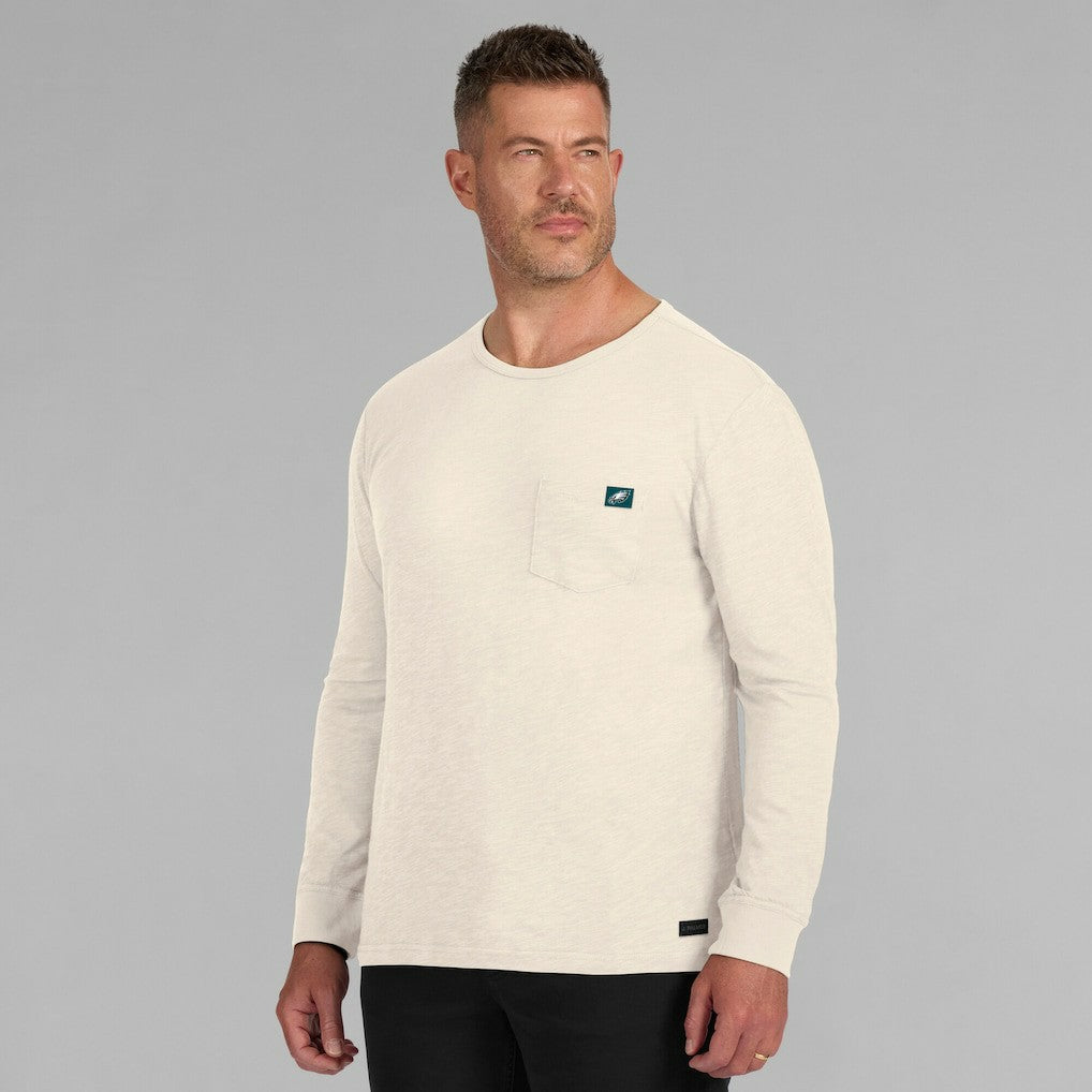 Philadelphia Eagles J. Palmer In-The-Pocket Long Sleeve T-Shirt - Cream online