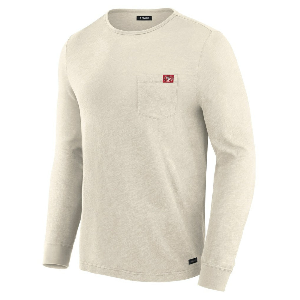 San Francisco 49ers J. Palmer In-The-Pocket Long Sleeve T-Shirt - Cream cheap