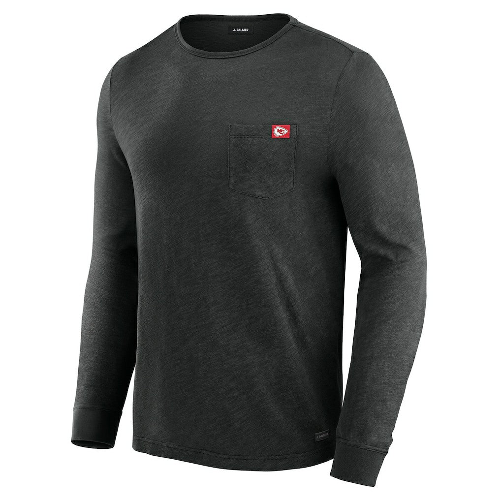 Kansas City Chiefs J. Palmer In-The-Pocket Long Sleeve T-Shirt - Black on sale