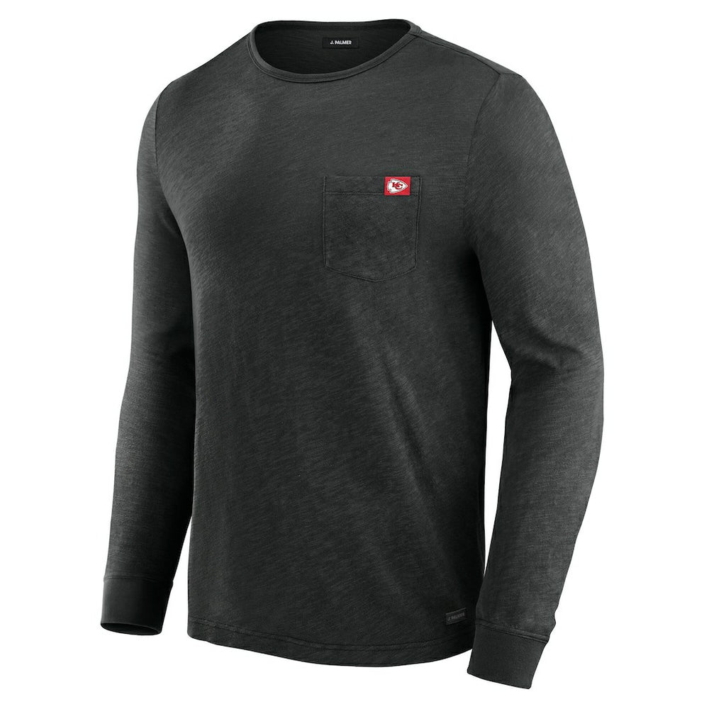 Kansas City Chiefs J. Palmer In-The-Pocket Long Sleeve T-Shirt - Black on sale