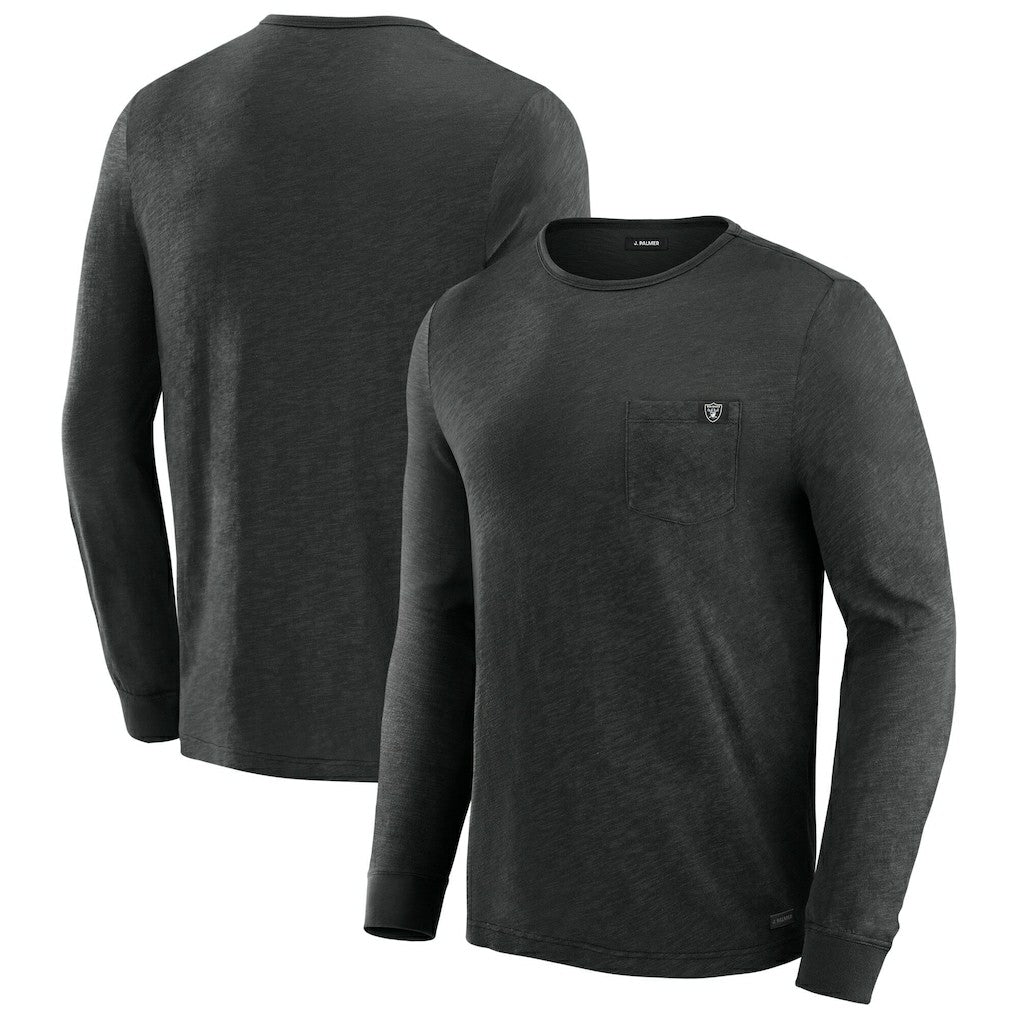 Las Vegas Raiders J. Palmer In-The-Pocket Long Sleeve T-Shirt - Black for sale