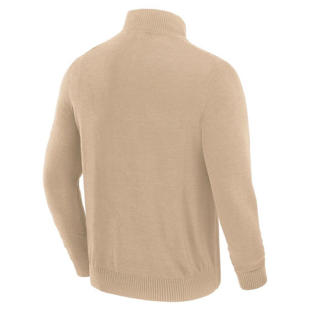 San Francisco 49ers J. Palmer Franchise Quarter-Zip Sweater - Tan discount