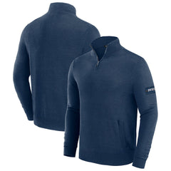 New England Patriots J. Palmer Franchise Quarter-Zip Sweater - Navy for sale