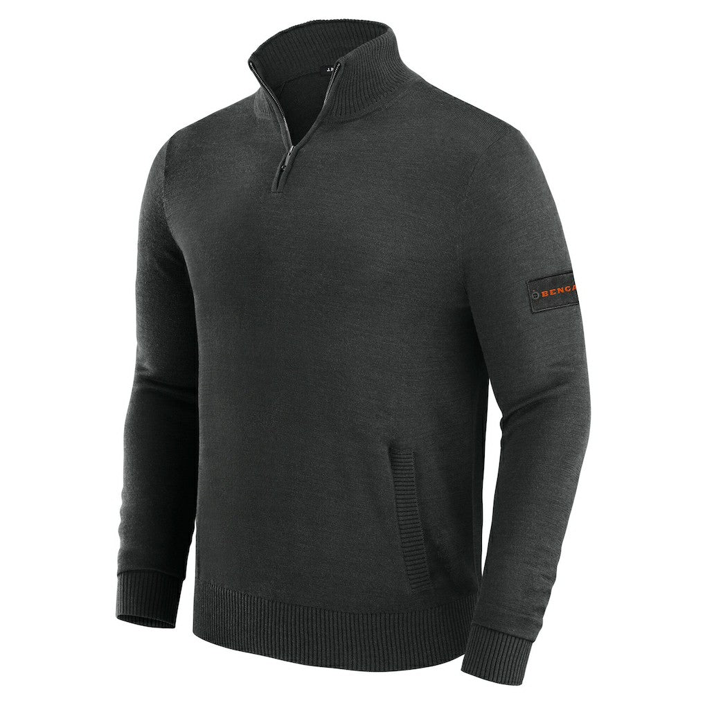 Cincinnati Bengals J. Palmer Franchise Quarter-Zip Sweater - Black for sale
