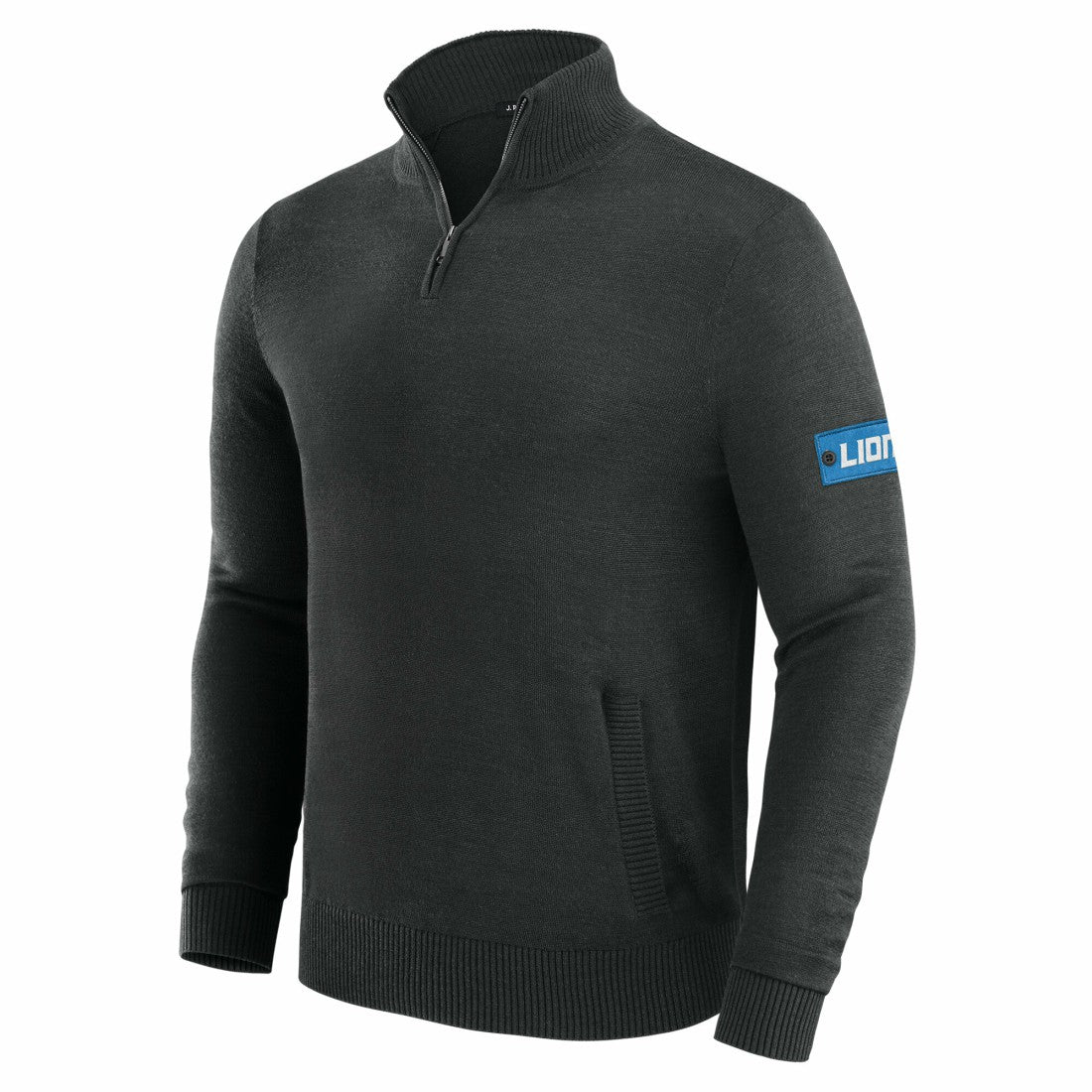 Detroit Lions J. Palmer Franchise Quarter-Zip Sweater - Black for sale