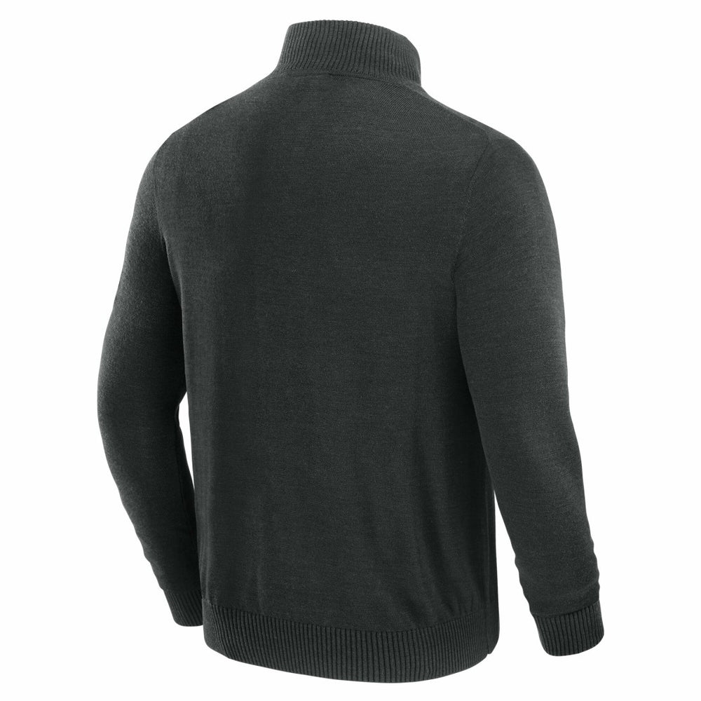 Green Bay Packers J. Palmer Franchise Quarter-Zip Sweater - Black sale