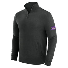 Minnesota Vikings J. Palmer Franchise Quarter-Zip Sweater - Black online