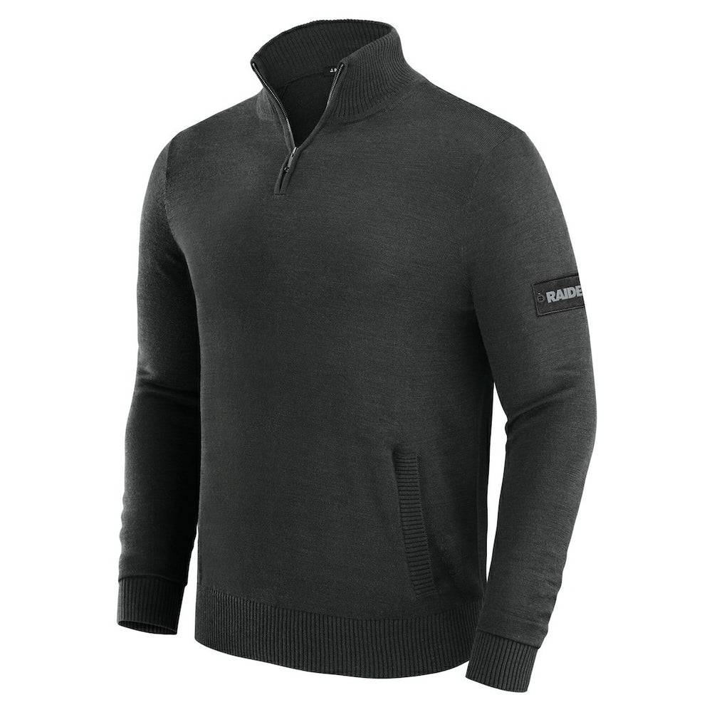 Las Vegas Raiders J. Palmer Franchise Quarter-Zip Sweater - Black online